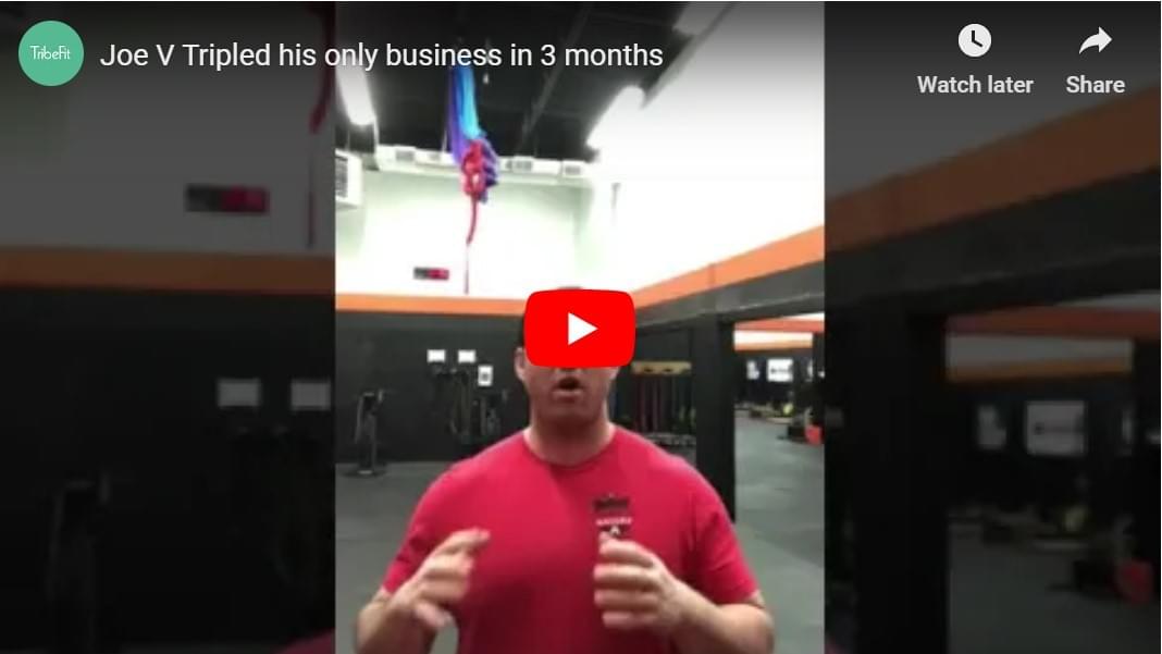 Joe V Tripled his only business in 3 months